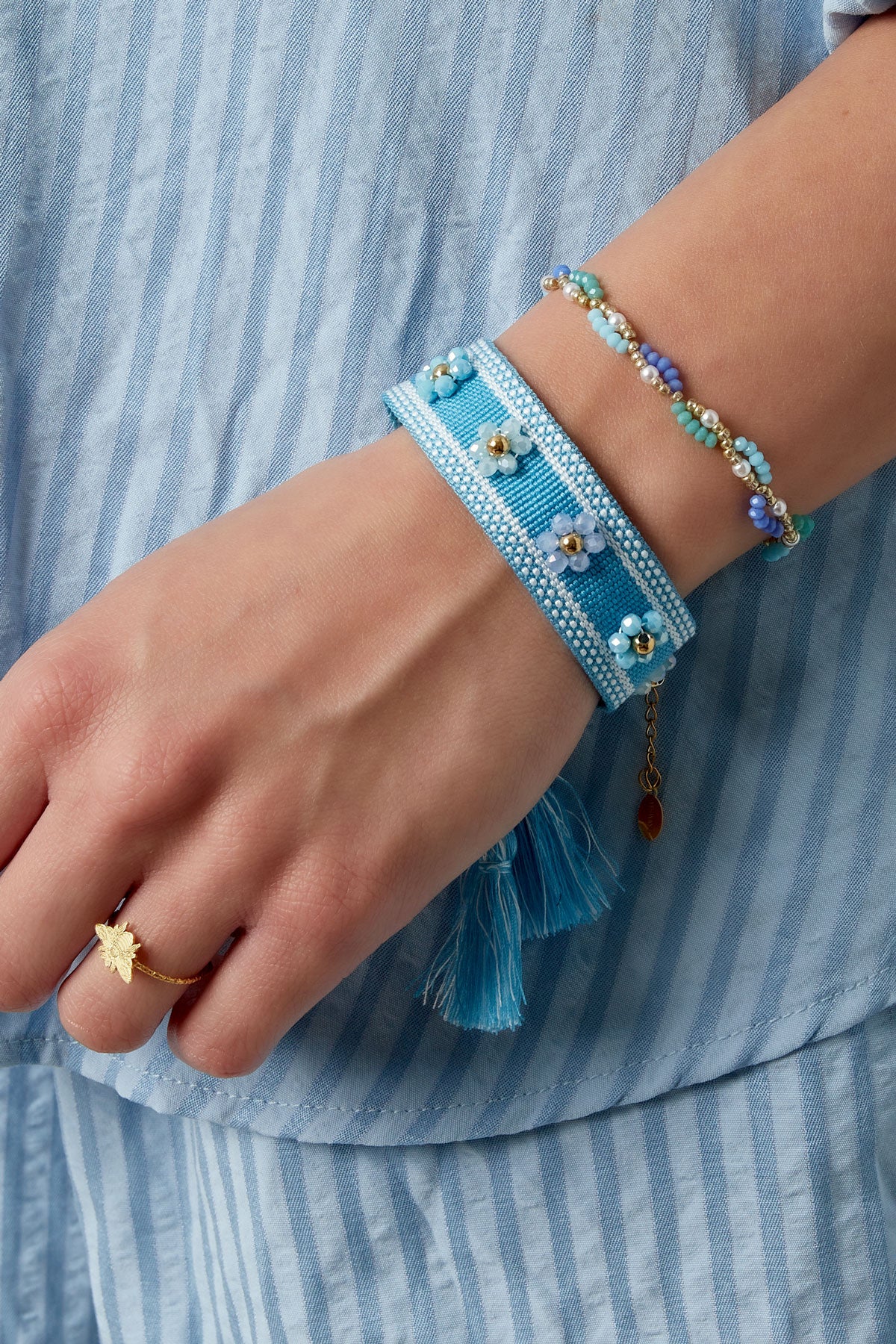 Meadow Mist Bead Bracelet