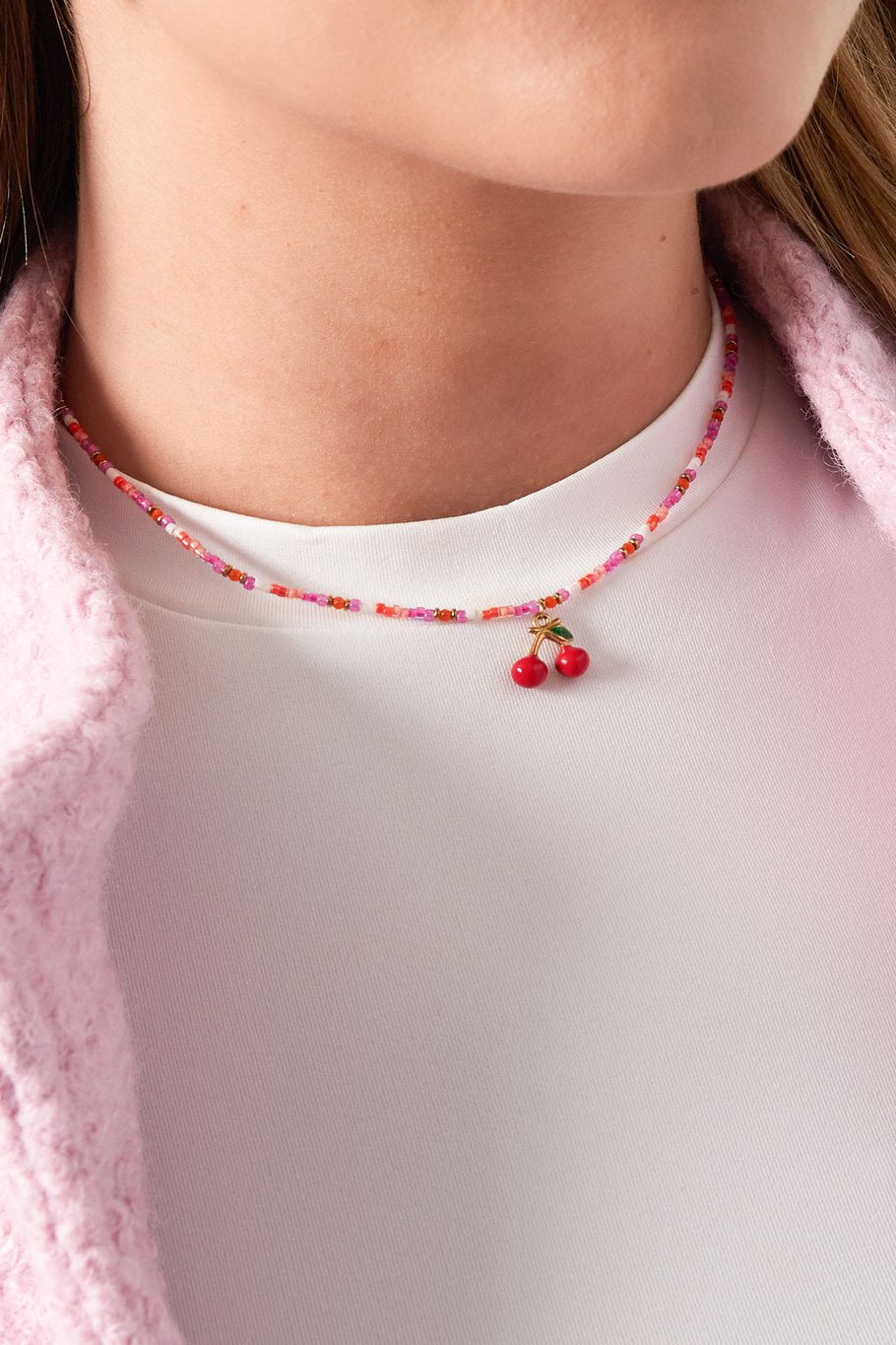 Cherry bomb necklace