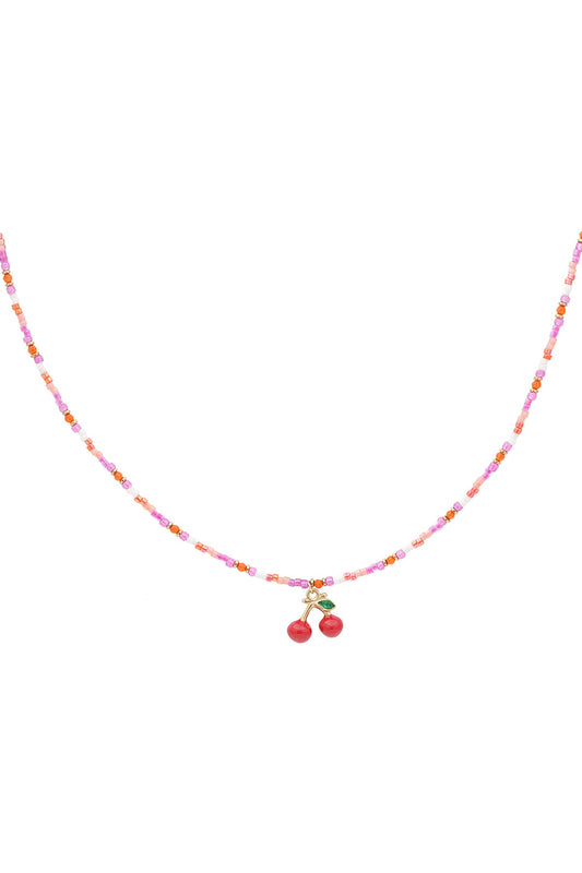 Cherry bomb necklace