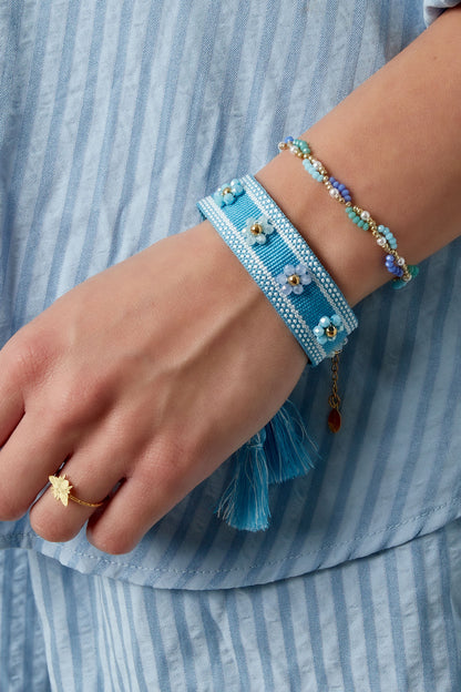 Meadow Mist Bead Bracelet