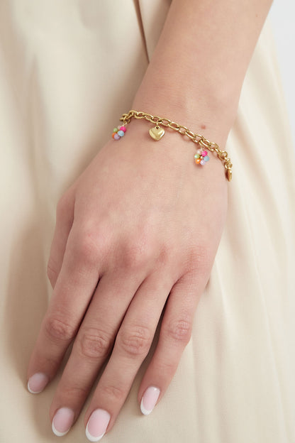 Candy Bloom Charm Bracelet