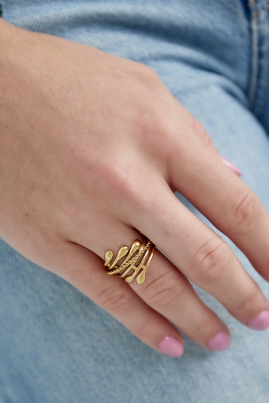 Aira – Twisted Wrap Ring
