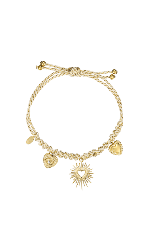 Sunburst Charm Adjustable Bracelet
