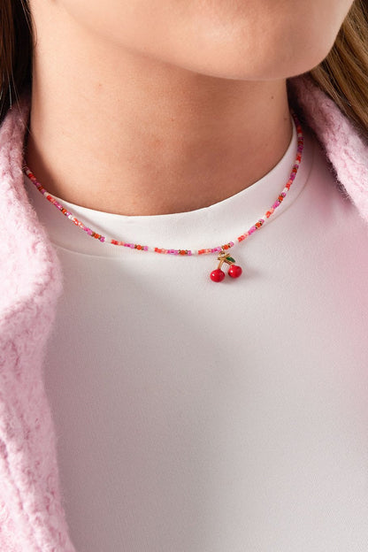 Cherry bomb necklace