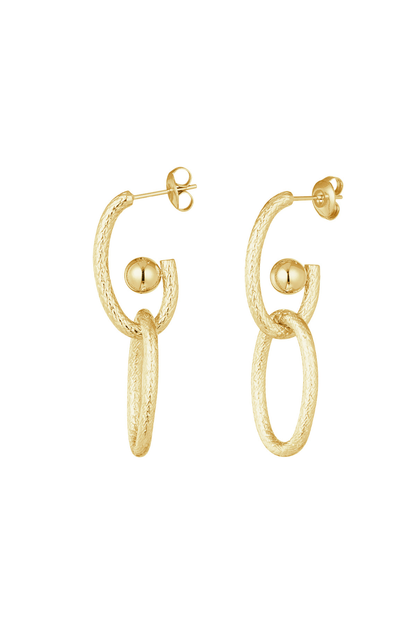 Sahara Link Drop Earrings