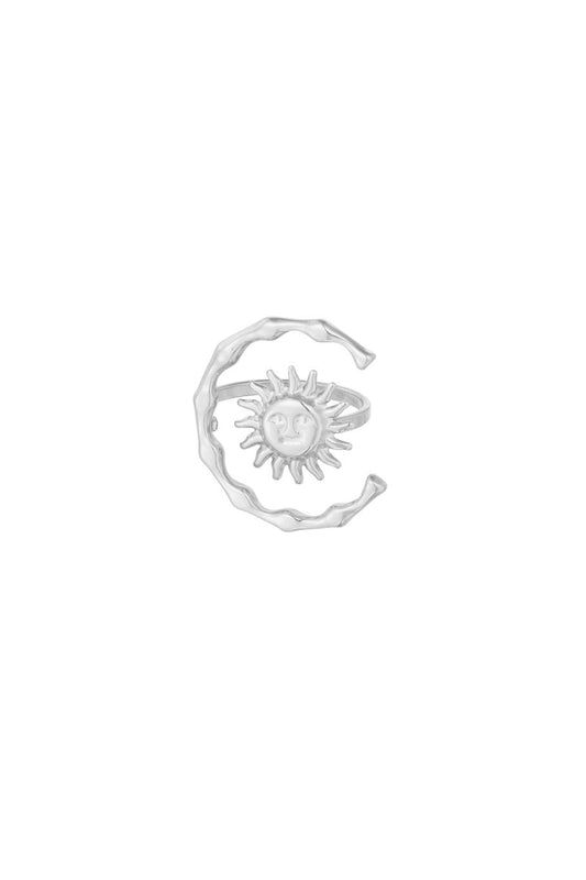 Sun & Moon Adjustable Ring