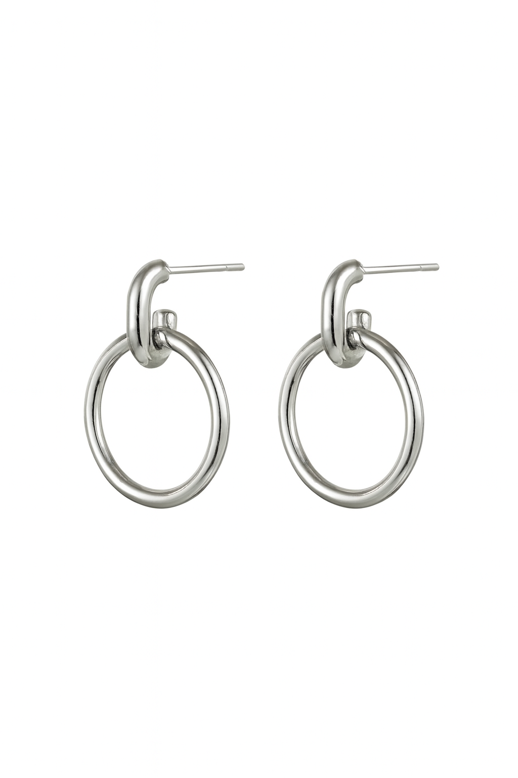 Circle Link Earrings