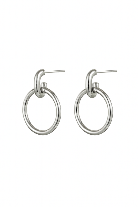 Circle Link Earrings
