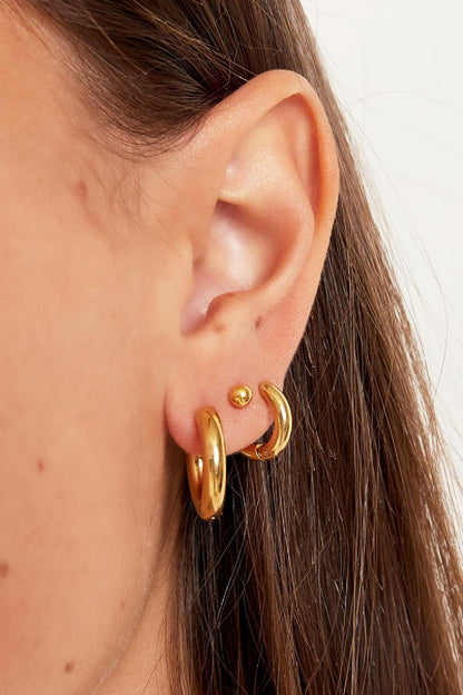 Mini Creole Basic Hoops