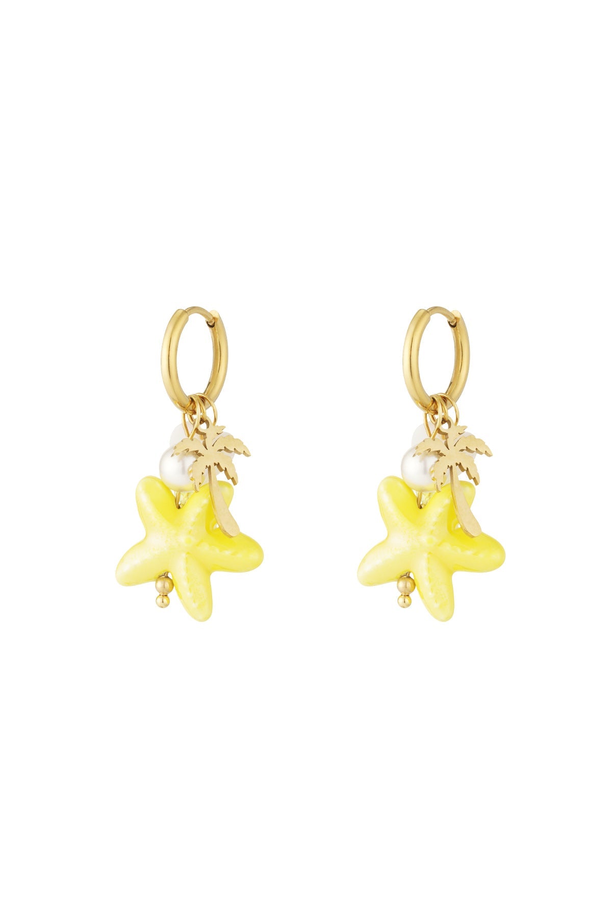 Starfish Hoop Earrings