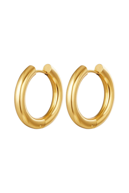 Large Creole Basic Hoops