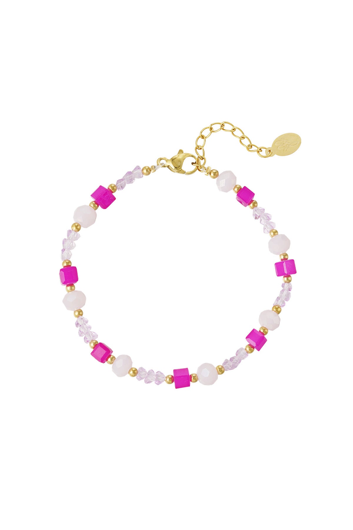 Berry Pop Bead Bracelet