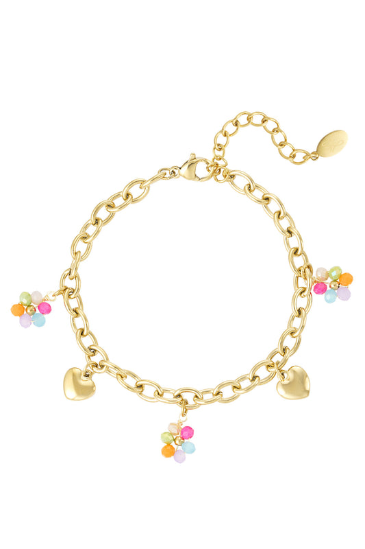 Candy Bloom Charm Bracelet