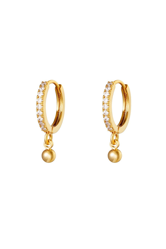 Aurea Mini Charm Hoops