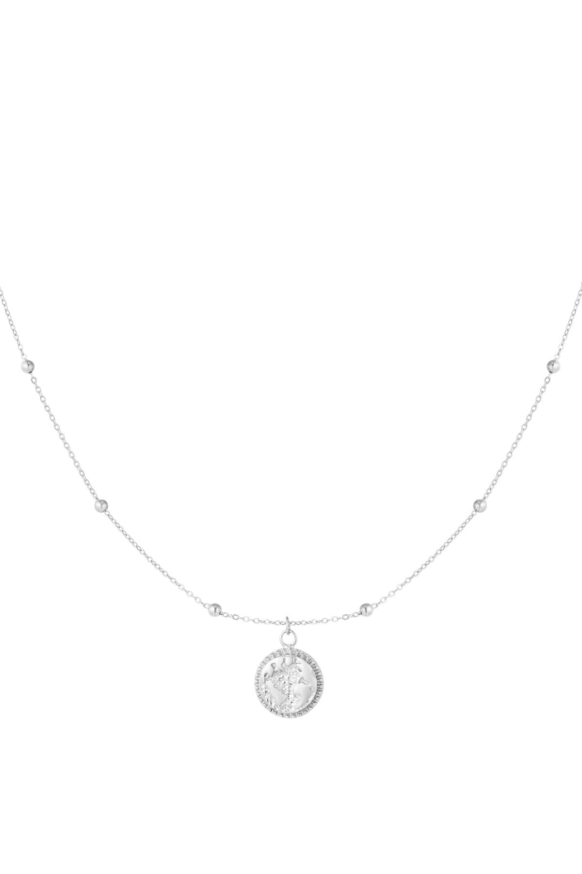 Roma Coin Drop Necklace