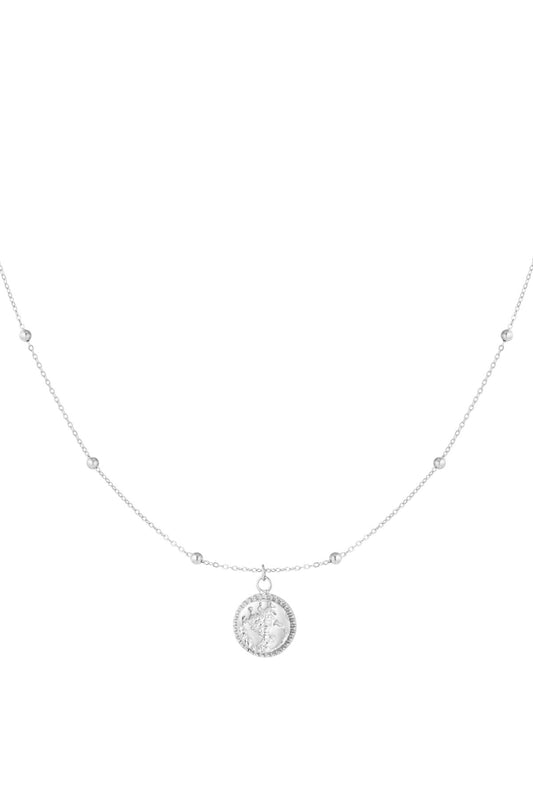 Roma Coin Drop Necklace