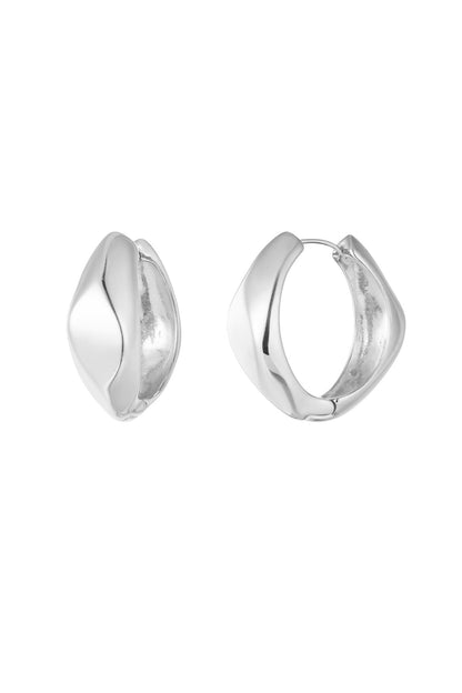 Stellar Charm Hoop Earrings