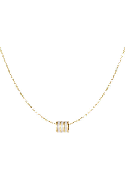 Cairo Barrel Charm Necklace