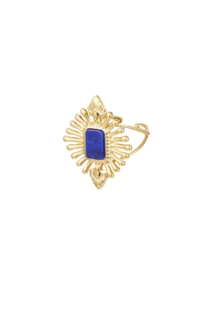 Sun & Stone Wrap Ring