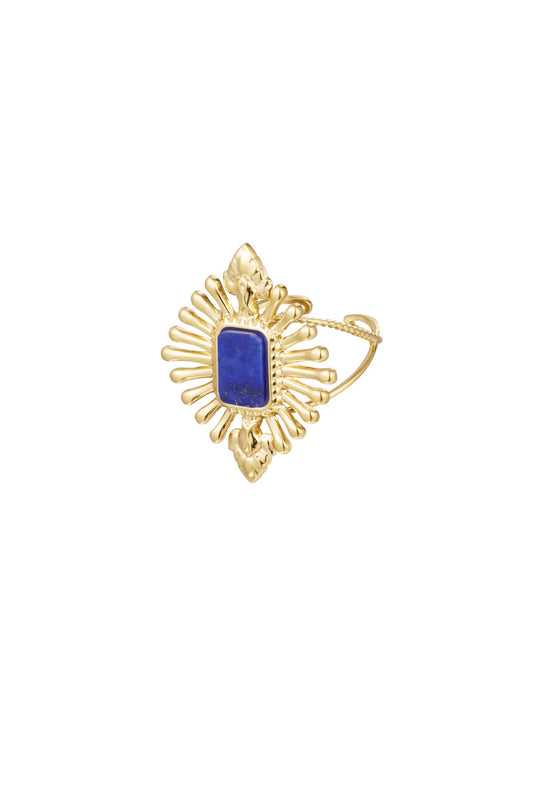 Sun & Stone Wrap Ring