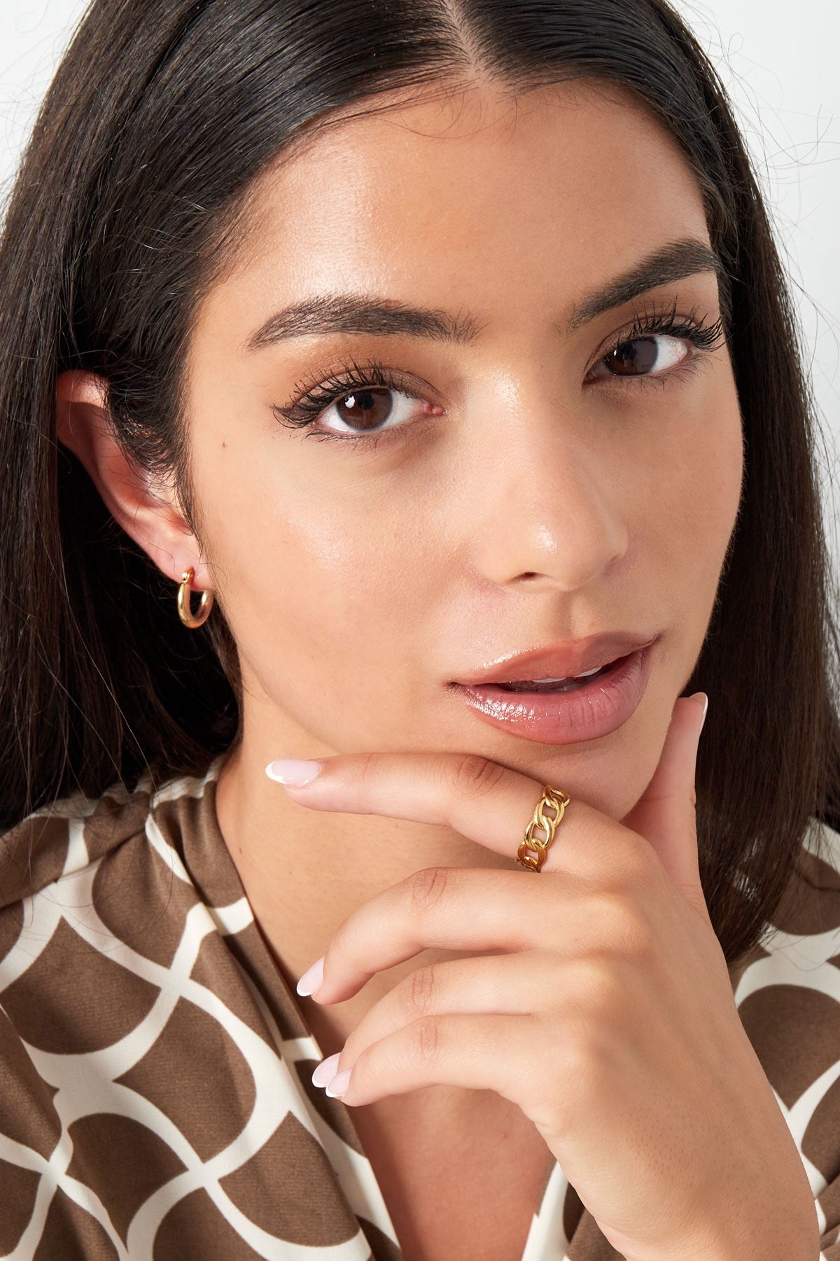 Bold Link Midi Ring
