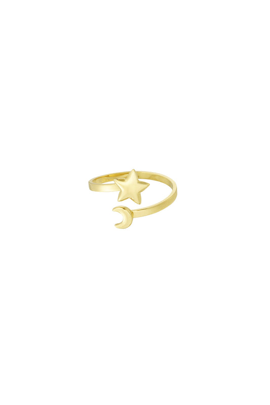 Star Moon Ring