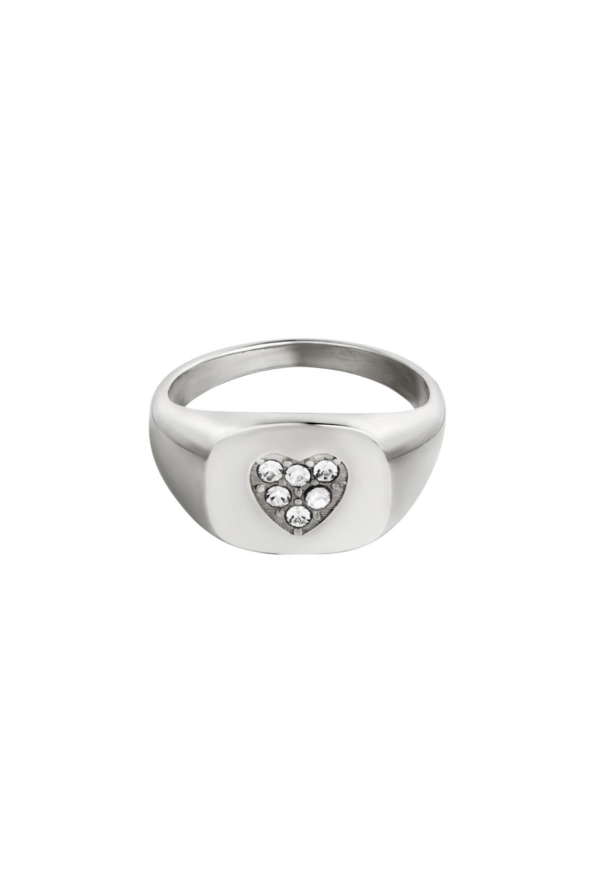Heartline Signet Ring