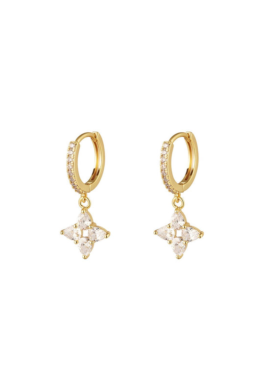 Star Drop Mini Hoops