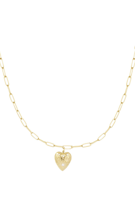 Nova Heart Pendant – Gold