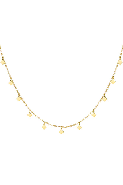 Petite Clover Drop Necklace