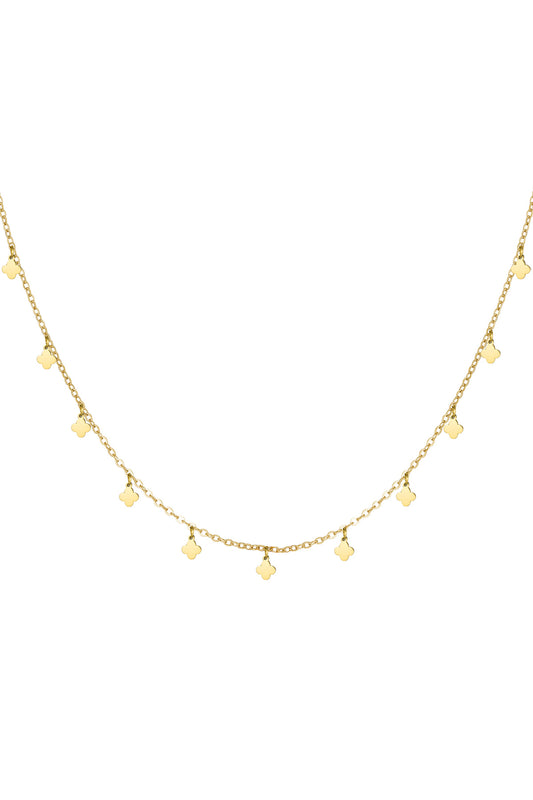 Petite Clover Drop Necklace