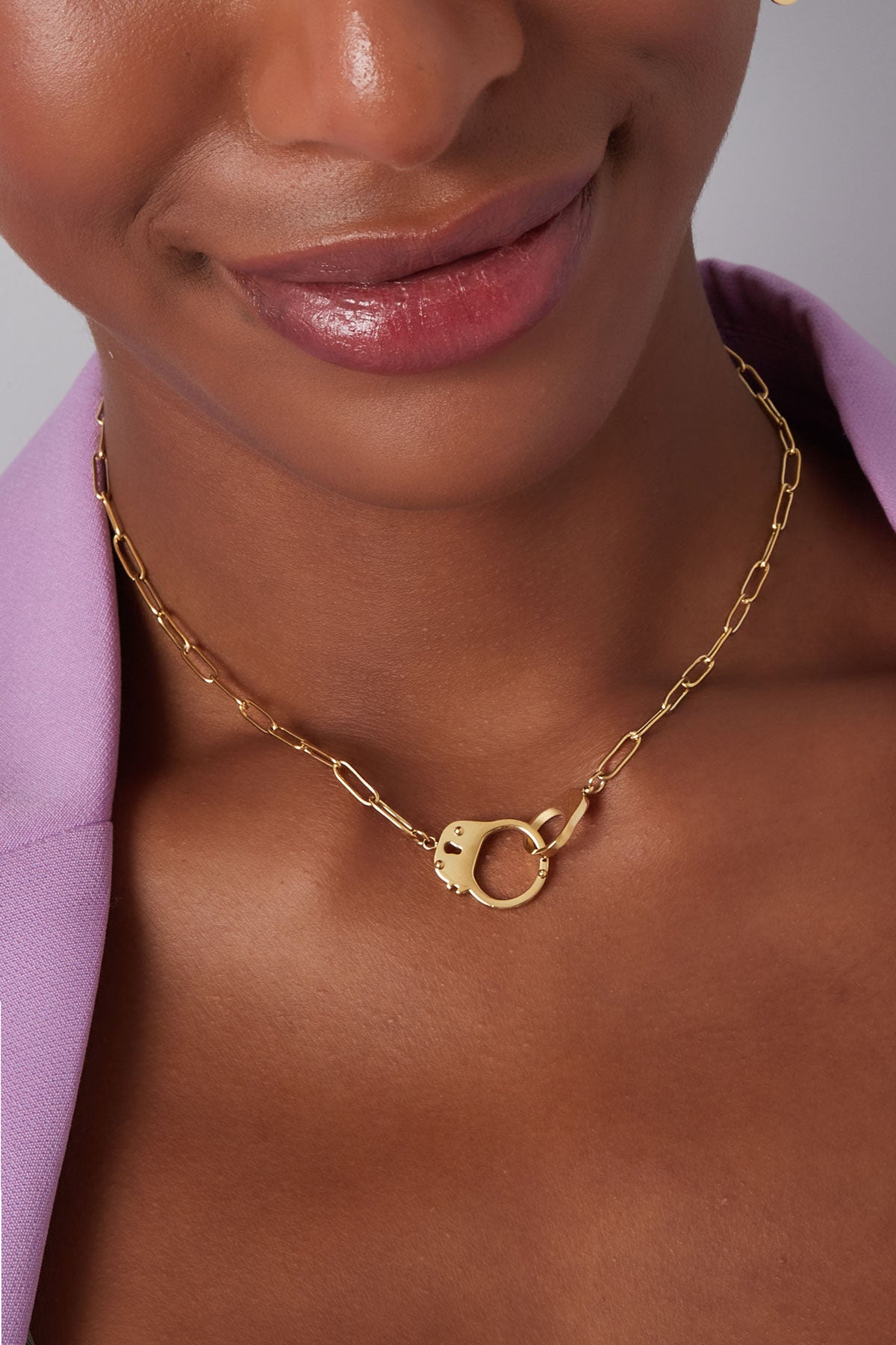 Locked In Necklace – Handcuff Pendant